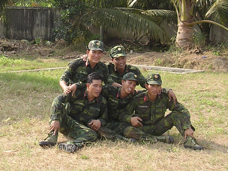 Nụ cười chiến sĩ.